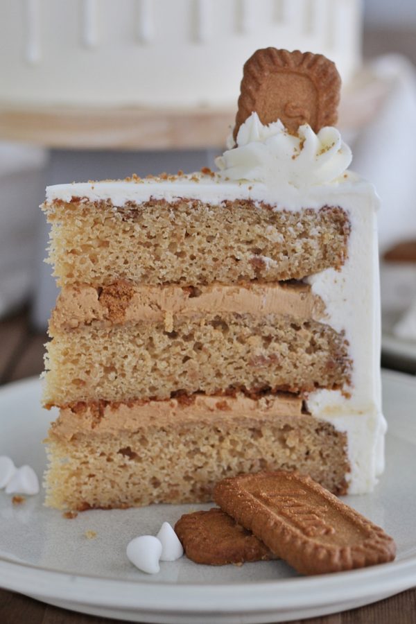 Biscoff Cake #cakebycourtney #biscoffcake #cookiebuttercake #speculooscake #thebestbiscoffcake #biscoffcakerecipe #speculooscakerecipe #cakerecipe #whitedrip #cake 