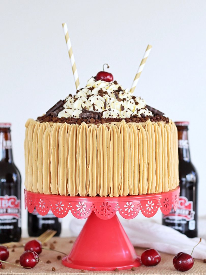 root beer float cake. www.cakebycourtney.com